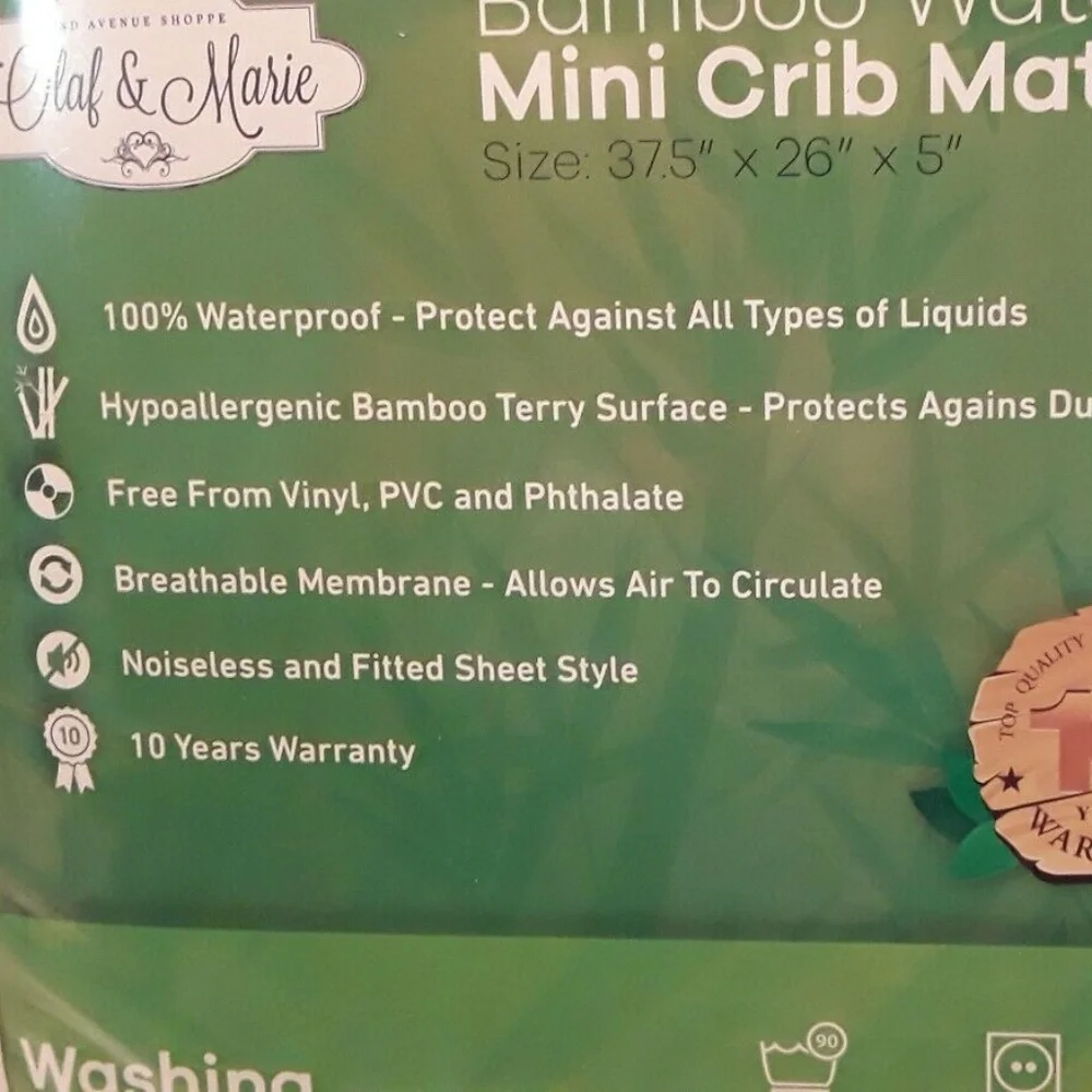 Olaf & Marie Crib Mattress Protector NIP